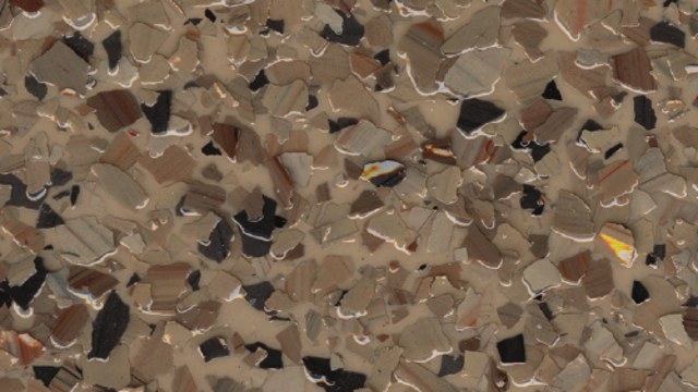Ember epoxy flake color