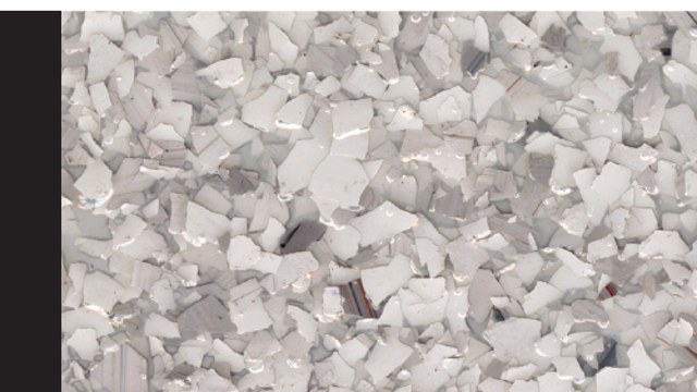 Snowdrift epoxy flake color