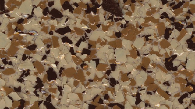 Sonoran epoxy flake color