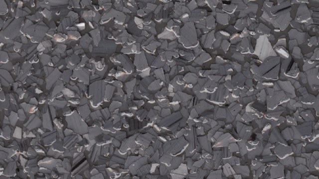 Volcanic Ash epoxy flake color